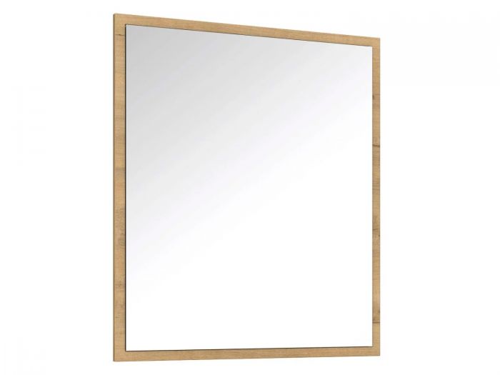 Capri Framed Honey Oak Mirror - 600 x 700mm