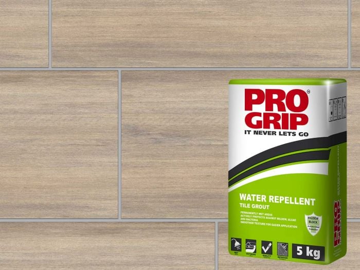 Pro Grip Cloud Grey Water Repellent Tile Grout - 5 Kg