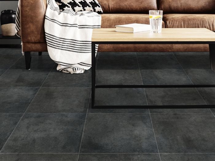 Casale Charcoal Matt Ceramic Floor Tile - 430 x 430mm