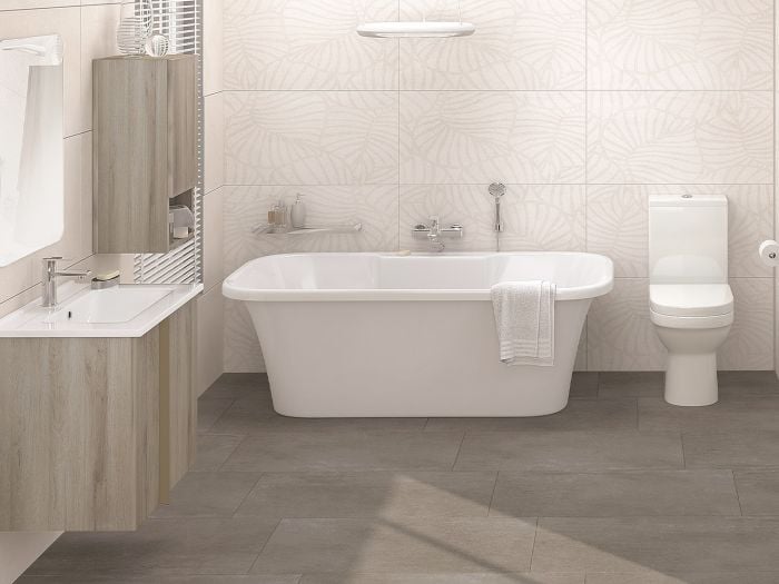 Vogue Seamless White Freestanding Bath - 1700 x 798mm