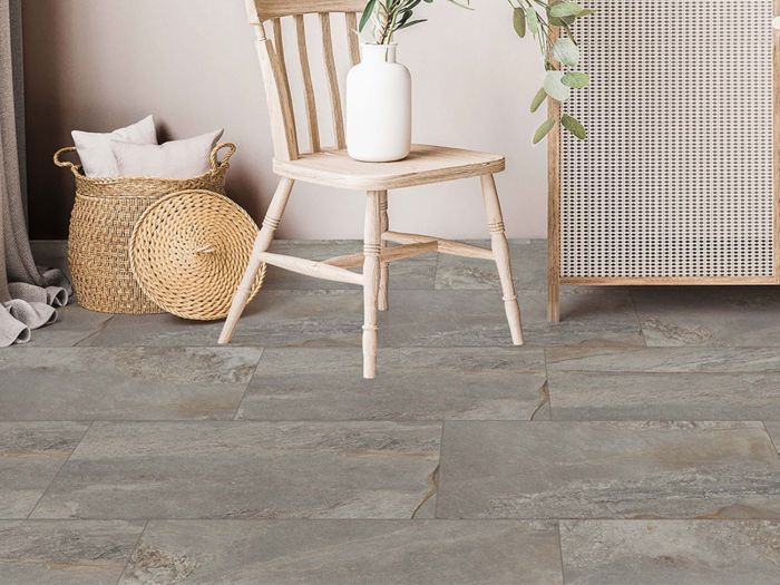 Madagascar Stone Grey EcoTec Matt Porcelian Floor Tile - 710 x 280mm