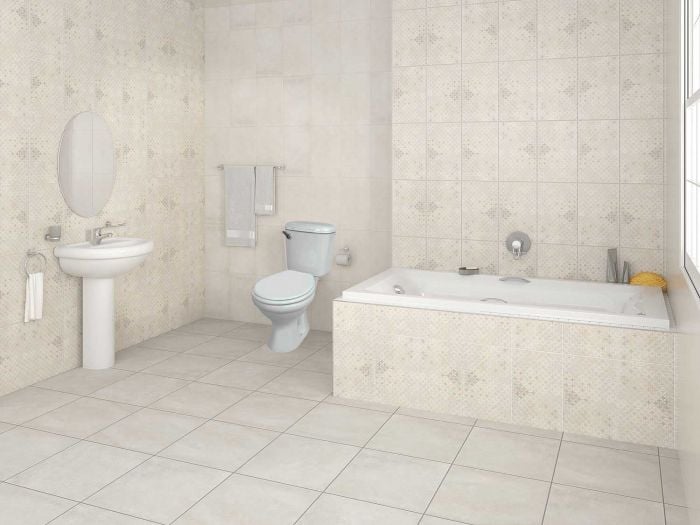 Coral White Bathroom Set - Bath, Basin, Pedestal & Front Flush Flush Toilet Suite